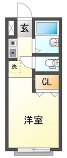 ヴィレッティーナ蒲郡【410号室】の間取り