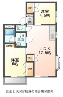 エスパース上宿【105号室】の間取り