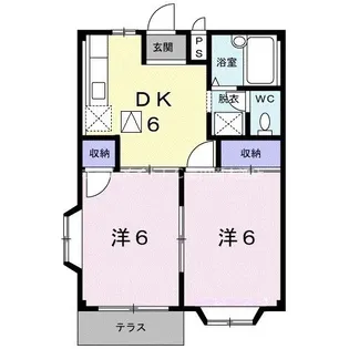 エルディムティンクル【1階】の間取り