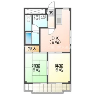 タワーロイヤル【601号室】の間取り