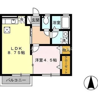 モナリエローザ【102号室】の間取り