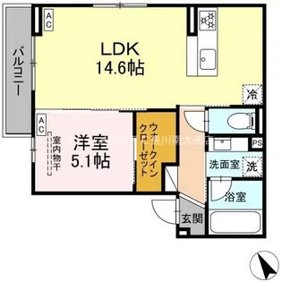 D-avance諏訪【3階】の間取り