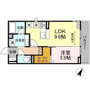 グランアーブル【1階】の間取り