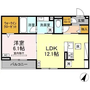 グランアーブル【1階】の間取り