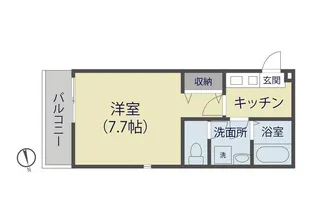 KハウスR【2階】の間取り
