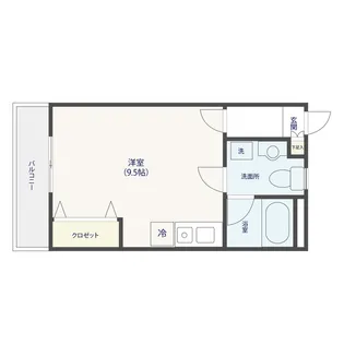 リバティ【3階】の間取り