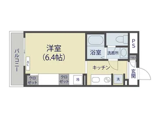 リブリ・ウィン【3階】の間取り