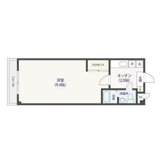 メゾンドサンティエ【2階】の間取り