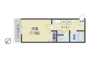 Ave Capella【1階】の間取り