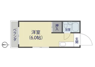 コーポ野田【2階】の間取り