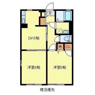 アイリスA【2階】の間取り