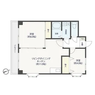 エクセレンス松原【5階】の間取り