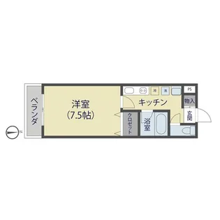 シャルマン草加Ⅴ【2階】の間取り