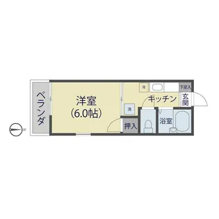 光ニューハイツ【2階】の間取り