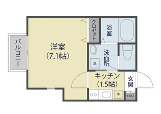キャメル草加瀬崎Ⅱ【2階】の間取り