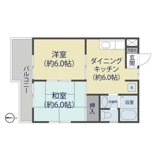 ロキシーグリーンヒルC【2階】の間取り