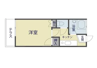 ラ・メゾン・ボナール【1階】の間取り