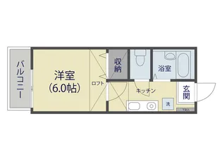 田川ハイツ3【2階】の間取り