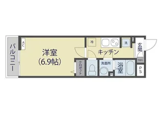 リブリ・TRIPOLIS Ⅱ【3階】の間取り