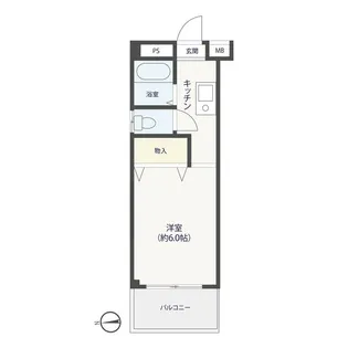 シャルマン草加駅前【3階】の間取り