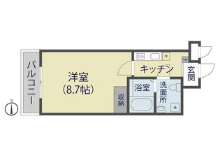 ビーナスコートⅡ【202号室】の間取り