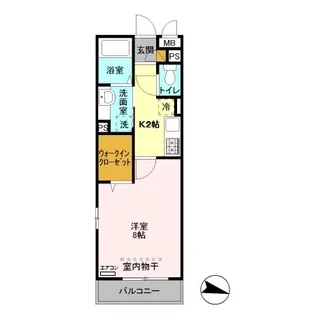 カーサ・セレーノ【3階】の間取り