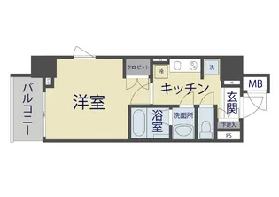 1Kの間取り画像