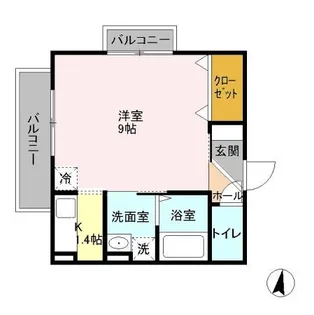 グランデ大西【2階】の間取り