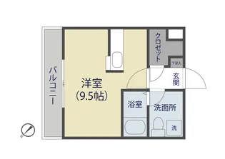 シャンブル英美Ⅳ【306号室】の間取り