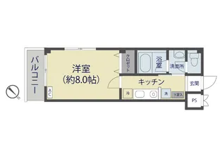 シャルマン谷塚Ⅴ【1階】の間取り