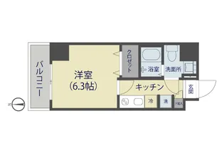アルファコート草加2【8階】の間取り