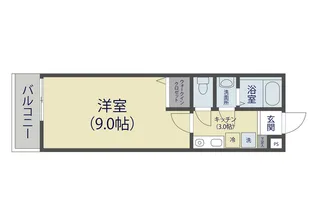 レ・スタ谷塚【1階】の間取り