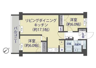 ウィンザーハイム草加【2階】の間取り