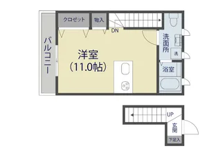 アビエスコート【2階】の間取り