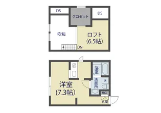 プリマ ローザ【1階】の間取り