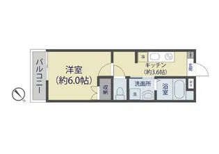 カーサリヴィエール【2階】の間取り
