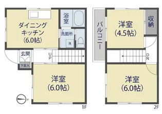 埼玉県草加市松江3丁目【一戸建】の間取り