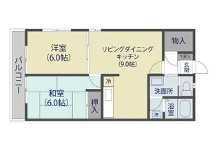 メゾン浅井C【102号室】の間取り