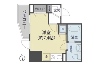 ライブコート草加【1203号室】の間取り
