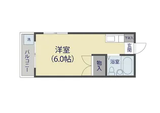 ゾンネンハイムアマノ【3階】の間取り