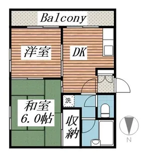 ジュネパレス草加第05【2階】の間取り