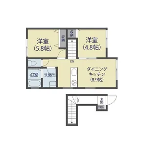 グリーンパークⅢ【2階】の間取り