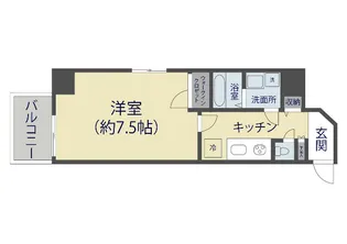緑の舘 氷川町【1004号室】の間取り