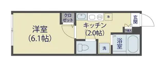Ambition草加手代【2階】の間取り