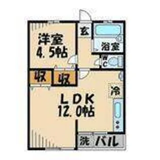 埼玉県草加市花栗1丁目【マンション】の間取り