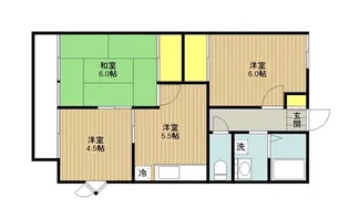 グランハイム【A号室】の間取り