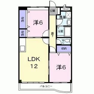 コンフォートピレア【3階】の間取り