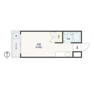 コーポM1【2階】の間取り