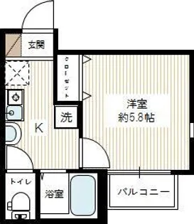 キャメル草加氷川町【2階】の間取り