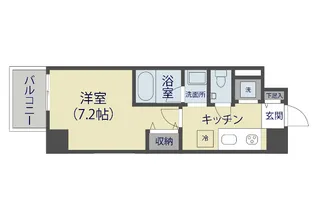 緑の舘 氷川町【1003号室】の間取り